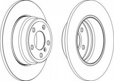 NECTO wn1272 -  Диск тормозной