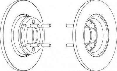 NECTO wn266 - Тормозной диск