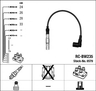 NGK 0579 -  Комплект проводов зажигания