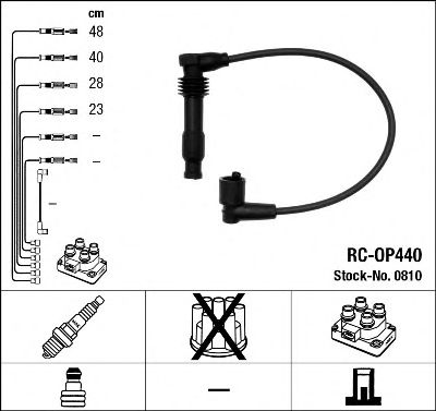 NGK 0810 -  Комплект проводов зажигания