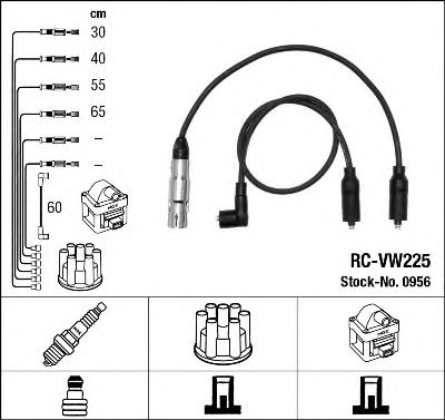NGK 0956 -  Комплект проводов зажигания