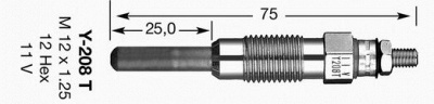 NGK 1250 -  Свеча накаливания