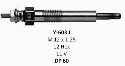 NGK 1663 -  Свеча накаливания
