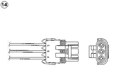 NGK 1861 -  Лямбда-зонд