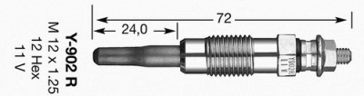 NGK 2237 -  Свеча накаливания
