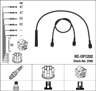 NGK 2590 -  Комплект проводов зажигания