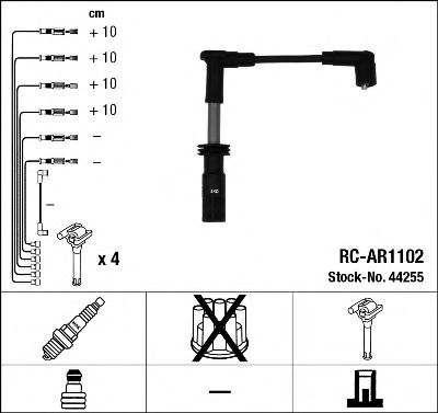 NGK 44255 -  Комплект проводов зажигания