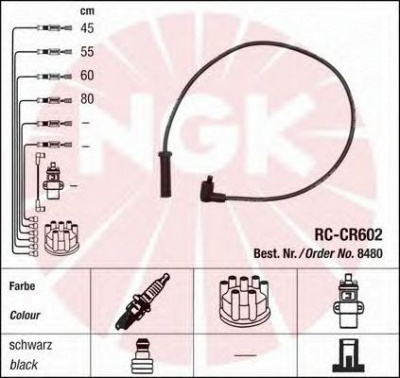 NGK 44298 -  Комплект проводов зажигания