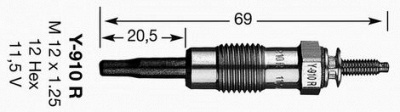 NGK 4751 -  Свеча накаливания