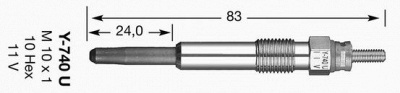 NGK 4818 -  Свеча накаливания