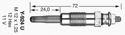 NGK 4950 -  Свеча накаливания