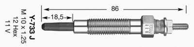 NGK 6592 -  Свеча накаливания