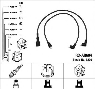 NGK 8230 -  Комплект проводов зажигания