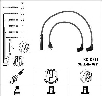 NGK 8921 -  Комплект проводов зажигания