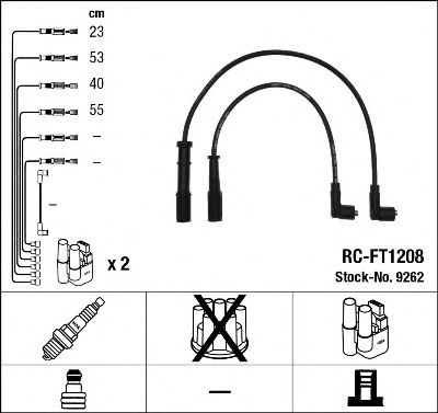 NGK 9262 -  Комплект проводов зажигания