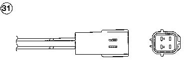 NGK 95893 -  Датчик кислородный