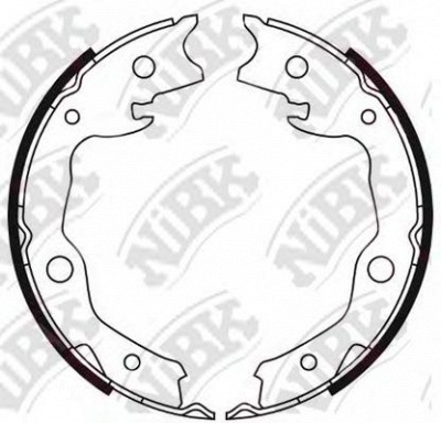 NIBK fn0621 -  Комплект тормозных колодок, стояночная тормозная система