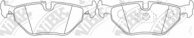 NIBK pn0028w -  Колодки тормозные дисковые задниеие, комплект