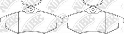 NIBK pn0207 -  Колодки тормозные дисковые передние, комплект