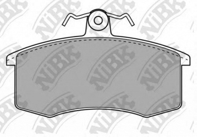 NIBK pn0223 -  Колодки тормозные дисковые передние, комплект