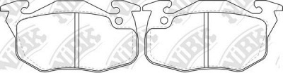 NIBK pn0240 -  Колодки тормозные дисковые передние, комплект