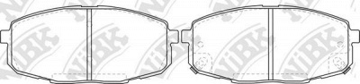 NIBK pn0373 -  Колодки тормозные дисковые передние, комплект