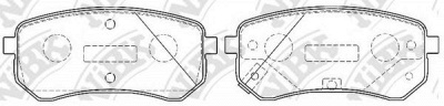 NIBK pn0526 -  Колодки тормозные дисковые задниеие, комплект