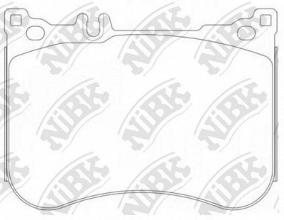 NIBK pn31013 -  Колодки тормозные дисковые передние, комплект