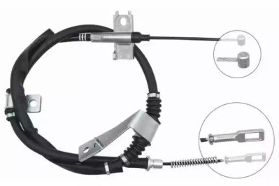 NIPPARTS j10078 -  Трос, стояночная тормозная система