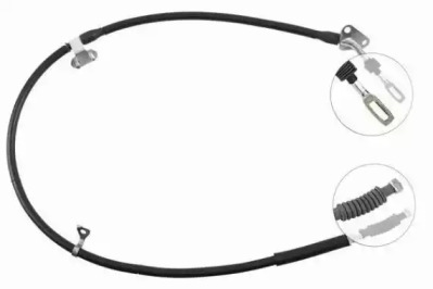 NIPPARTS j11087 -  Трос, стояночная тормозная система
