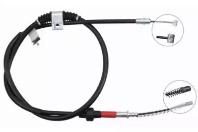 NIPPARTS j12089 -  Трос, стояночная тормозная система