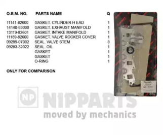 NIPPARTS j1248034 -  Комплект прокладок, головка цилиндра