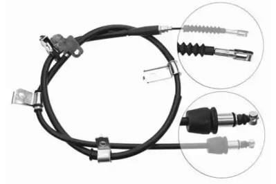 NIPPARTS j16497 -  Трос, стояночная тормозная система