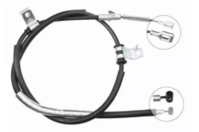 NIPPARTS j16998 -  Трос, стояночная тормозная система