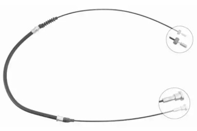 NIPPARTS j17048 -  Трос, стояночная тормозная система
