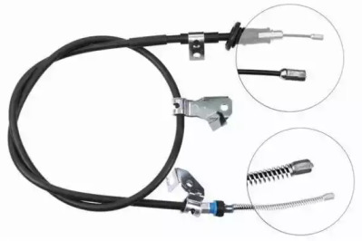 NIPPARTS j17208 -  Трос, стояночная тормозная система