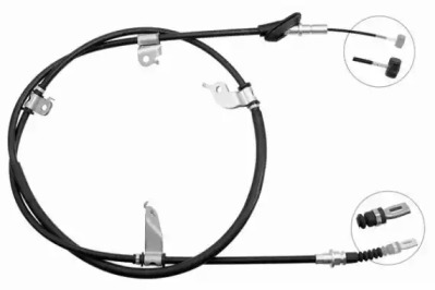 NIPPARTS j17264 -  Трос, стояночная тормозная система