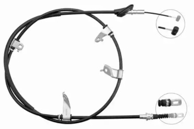 NIPPARTS j17265 -  Трос, стояночная тормозная система