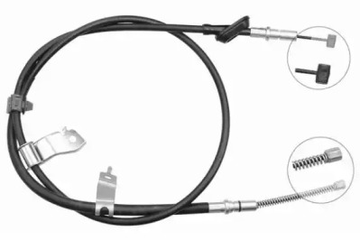 NIPPARTS j19148 -  Трос, стояночная тормозная система