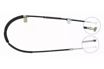 NIPPARTS j19677 -  Трос, стояночная тормозная система