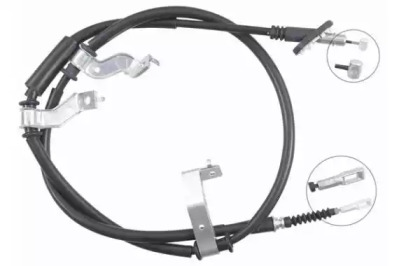 NIPPARTS j19806 -  Трос, стояночная тормозная система