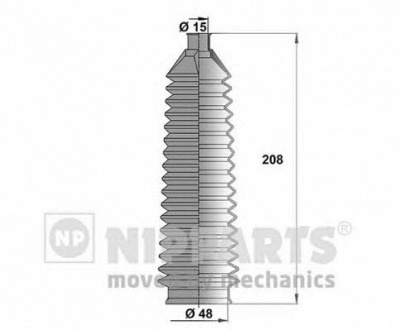 NIPPARTS j2840501 -  Комплект пыльника, рулевое управление