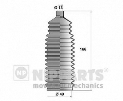 NIPPARTS j2840900 -  Комплект пыльника, рулевое управление