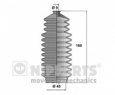 NIPPARTS j2841000 -  Комплект пыльника, рулевое управление