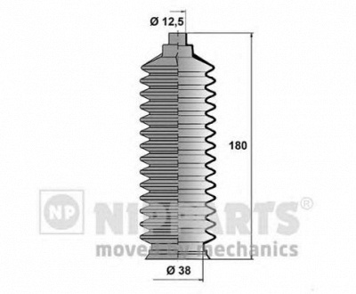 NIPPARTS j2841008 -  Комплект пыльника, рулевое управление