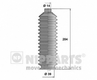 NIPPARTS j2843000 -  Комплект пыльника, рулевое управление