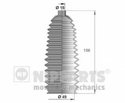 NIPPARTS j2843012 -  Комплект пыльника, рулевое управление
