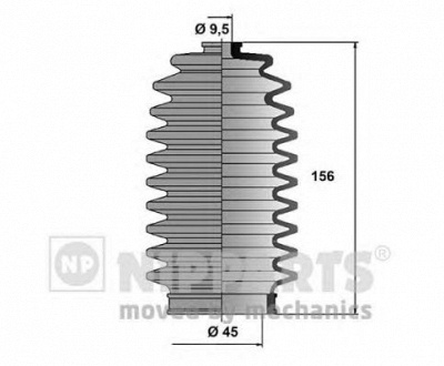 NIPPARTS j2844004 -  Комплект пыльника, рулевое управление