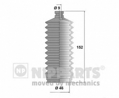 NIPPARTS j2846011 -  Комплект пыльника, рулевое управление