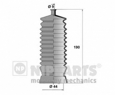 NIPPARTS j2847002 -  Комплект пыльника, рулевое управление